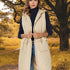 Gesteppte Winterweste Damen mit Kapuze & Taschen